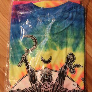 White Phosphor Wraith Tie-Dye Tee Shirt XL